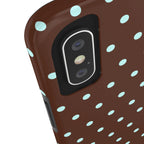 Polka Dot | Brown and Blue