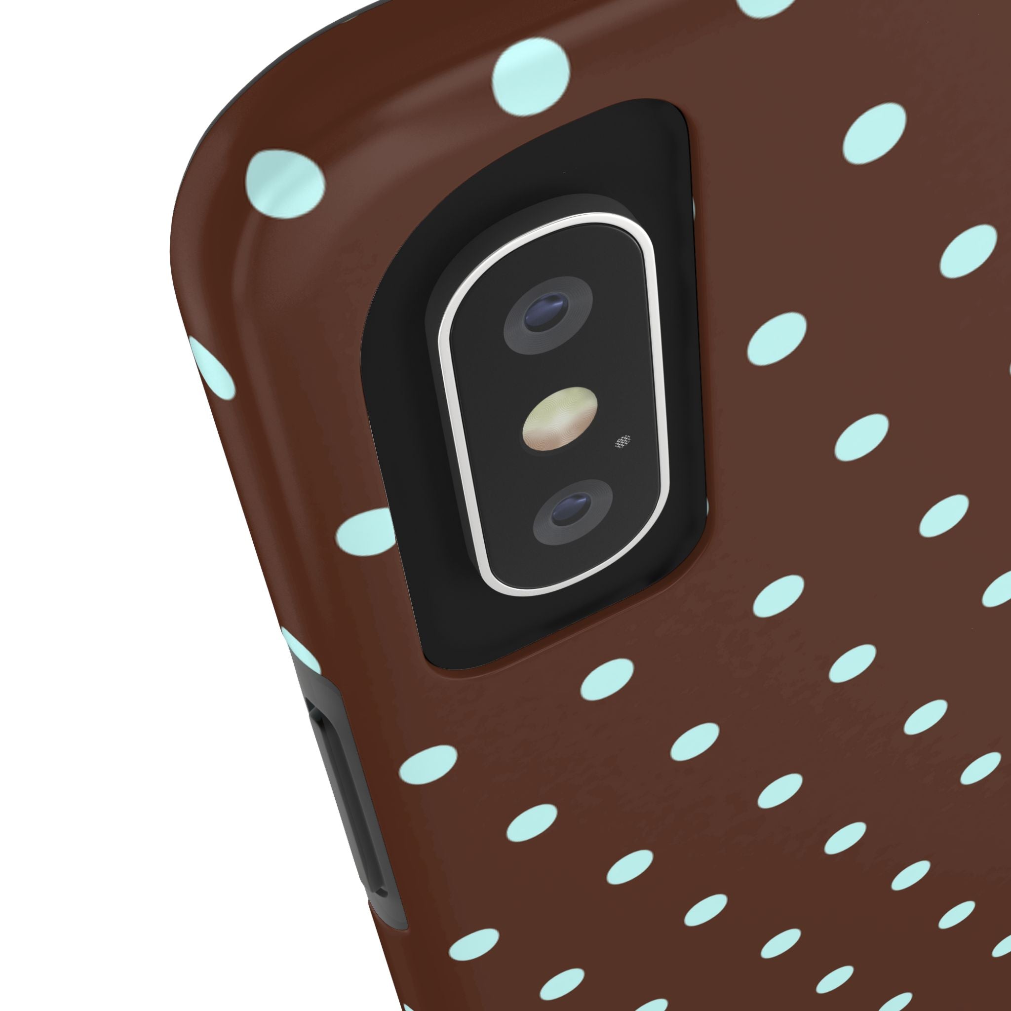 Polka Dot | Brown and Blue