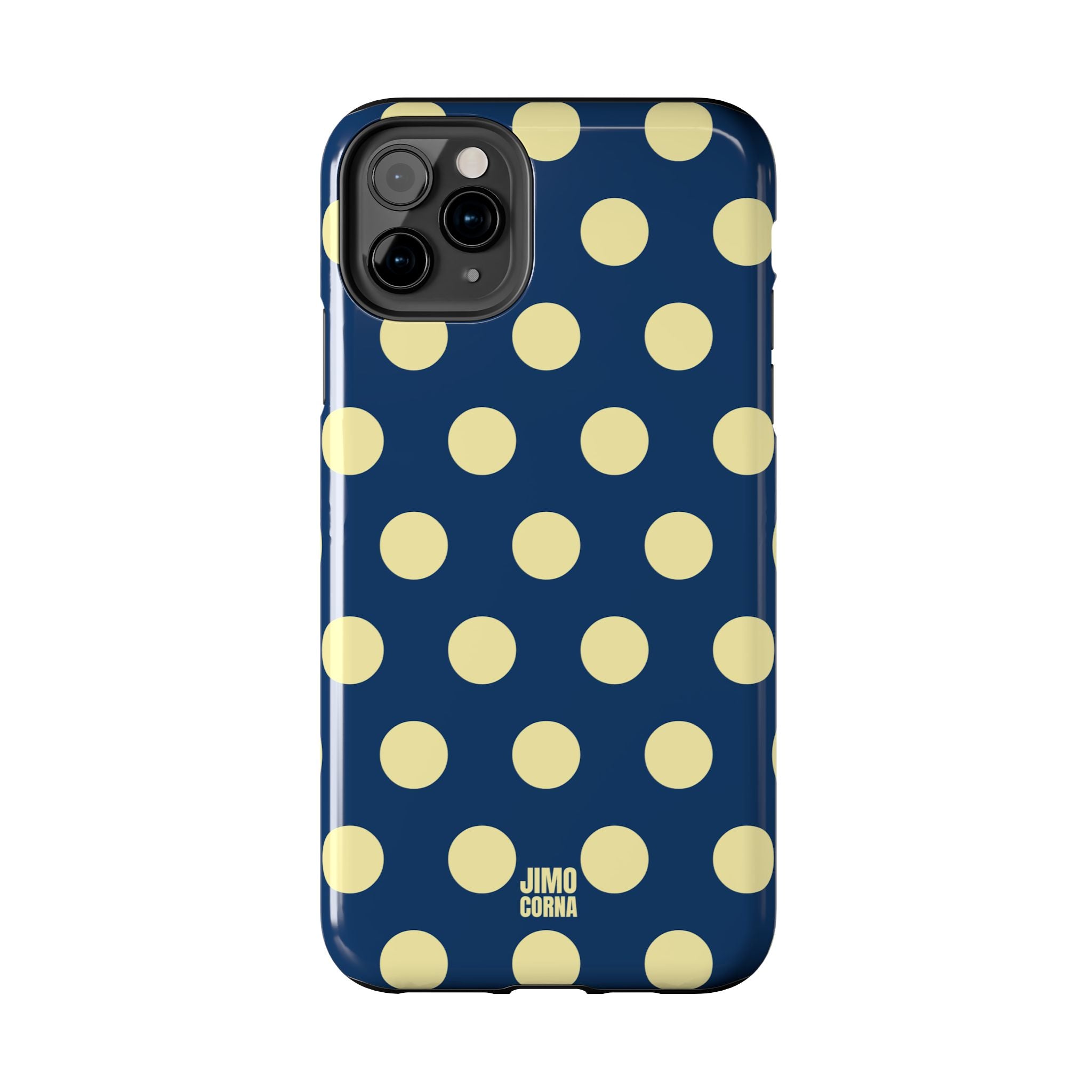 Big Polka Dot | Blue and Cream