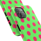 Big Polka Dot | Green and Pink