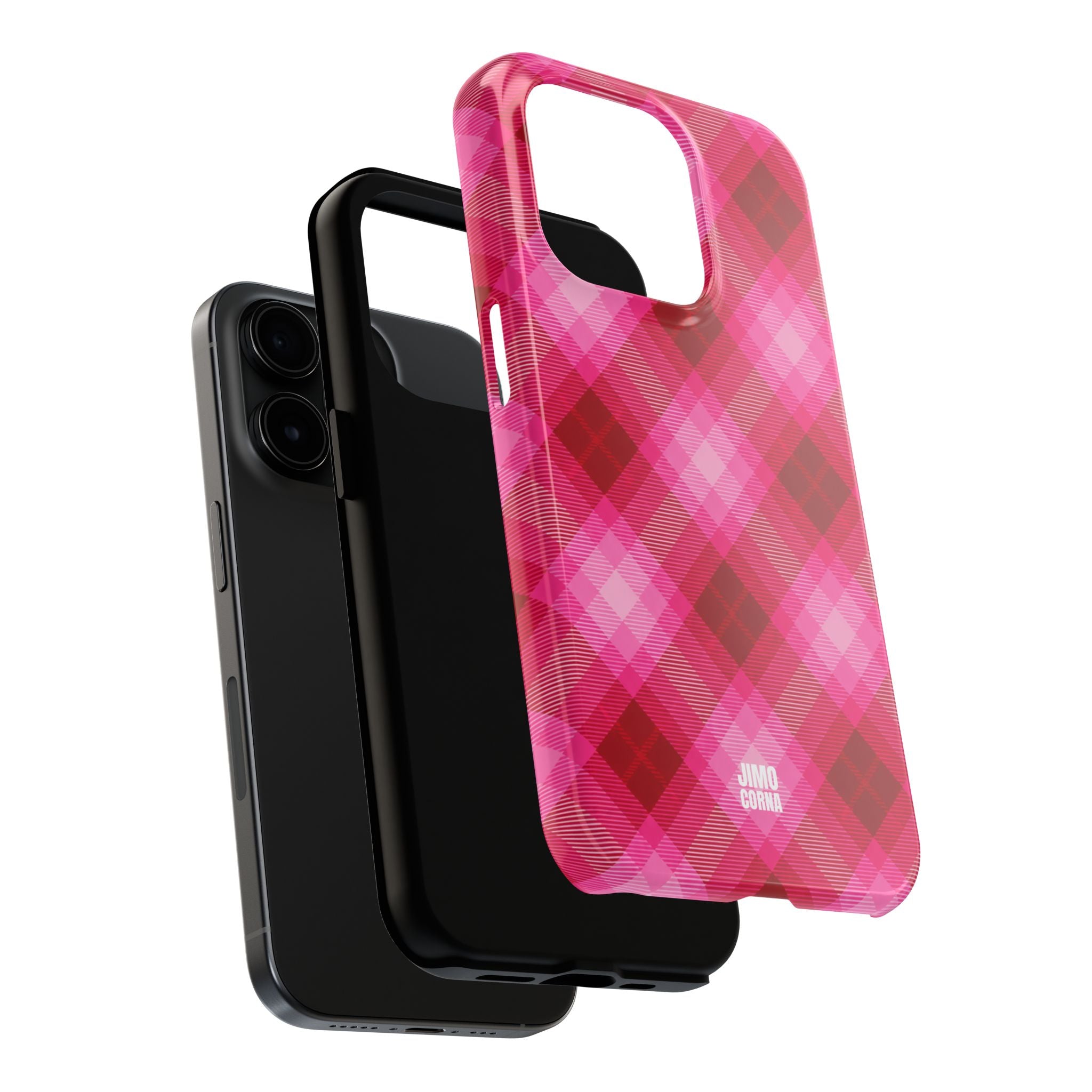 Pink Picnic Plaid iPhone Case