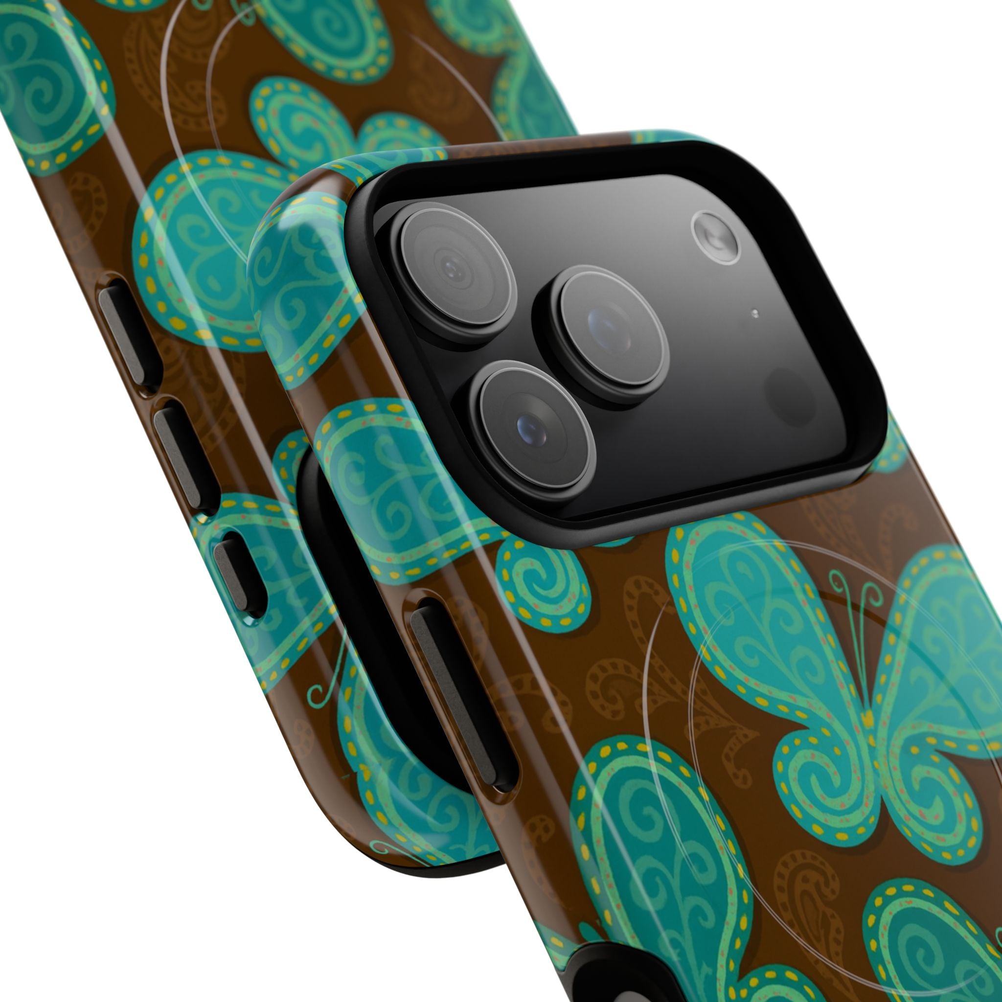 Cocoa Breeze Butterflies MagSafe iPhone Case