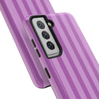 Bold Stripes Samsung Galaxy Case | Plum