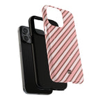 Angelina Stripes | Pink - MagSafe iPhone Case