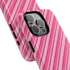 Angelina Stripes | Hot Pink - MagSafe iPhone Case