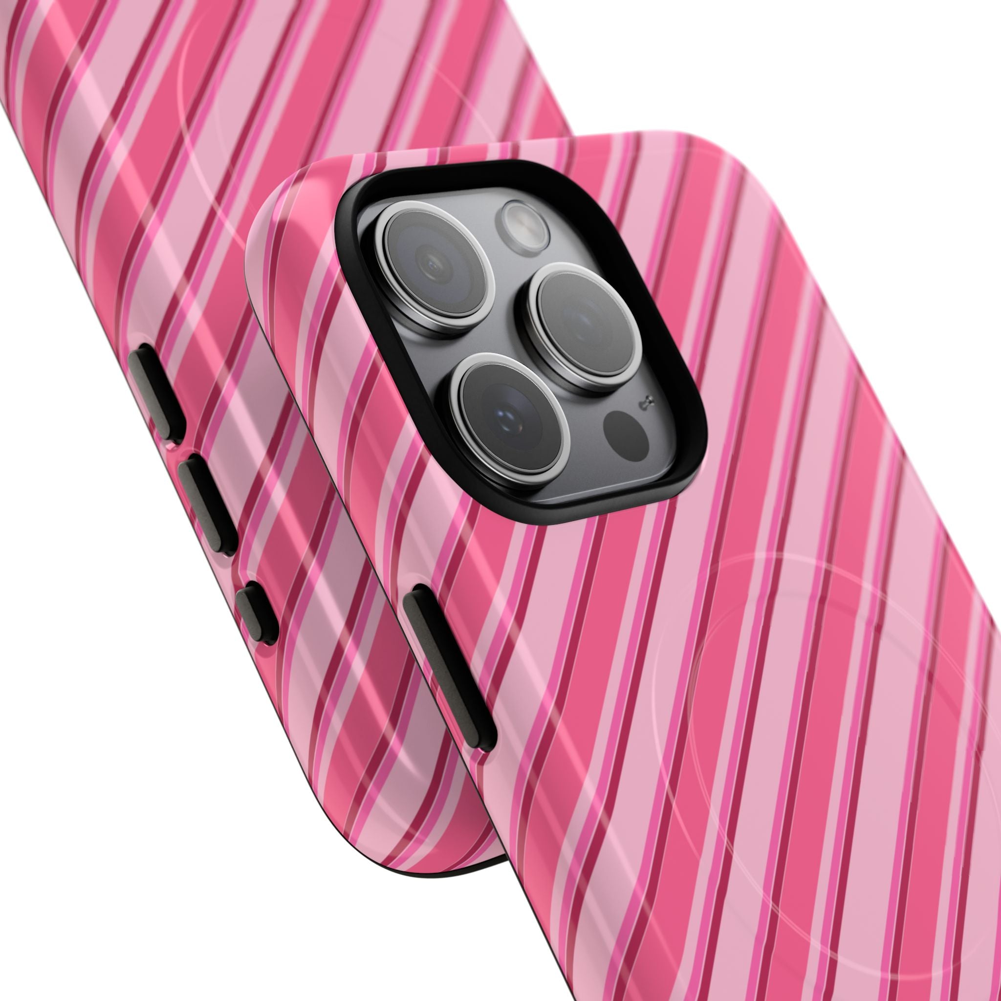 Angelina Stripes | Hot Pink - MagSafe iPhone Case