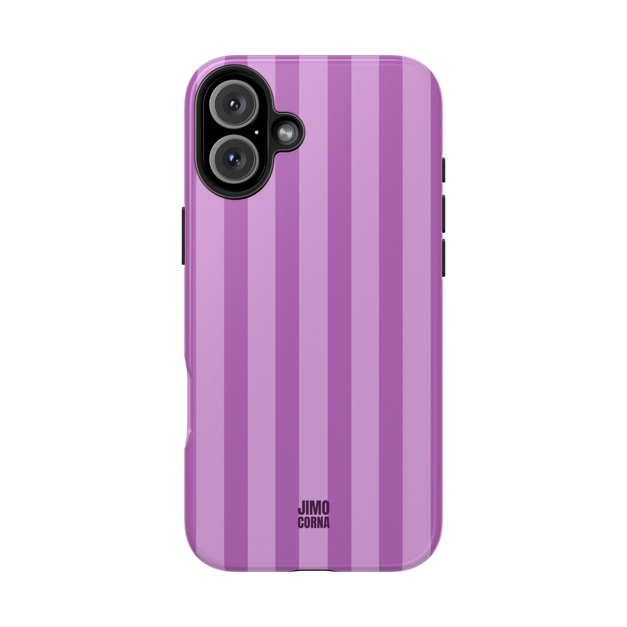 Bold Stripes iPhone Case | Plum