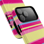 Lemonberry Stripe MagSafe iPhone Case