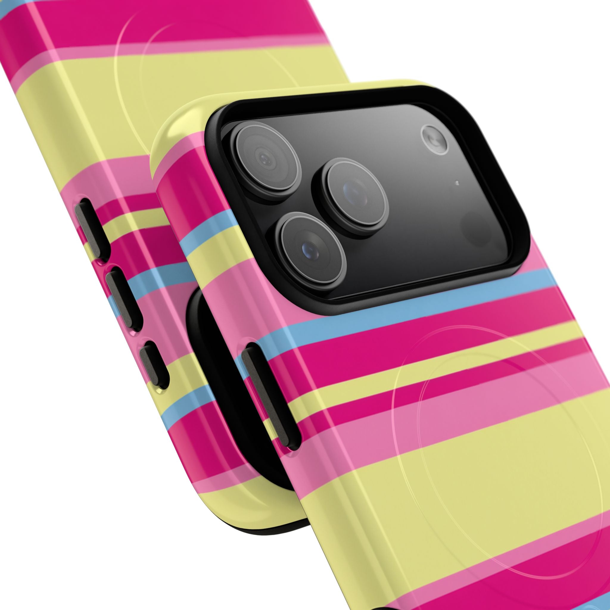 Lemonberry Stripe MagSafe iPhone Case