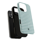 Farm Gingham MagSafe iPhone Case | Blue