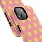 Big Polka Dot | Pink and Yellow