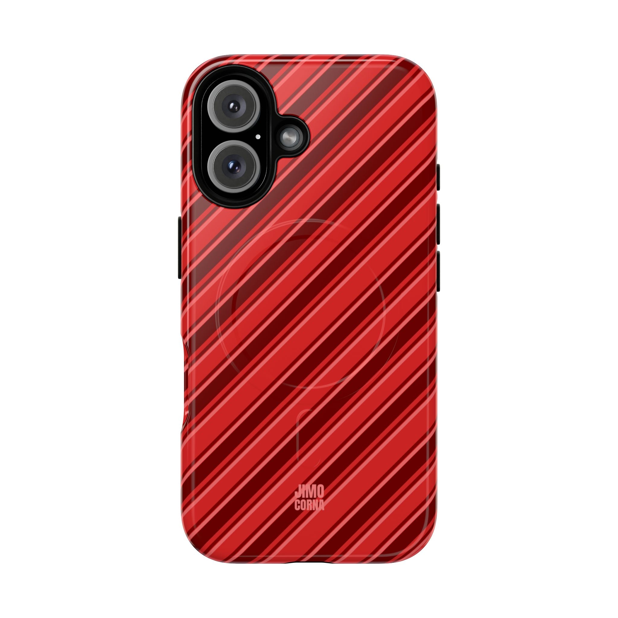 Angelina Stripes | Cherry - MagSafe iPhone Case