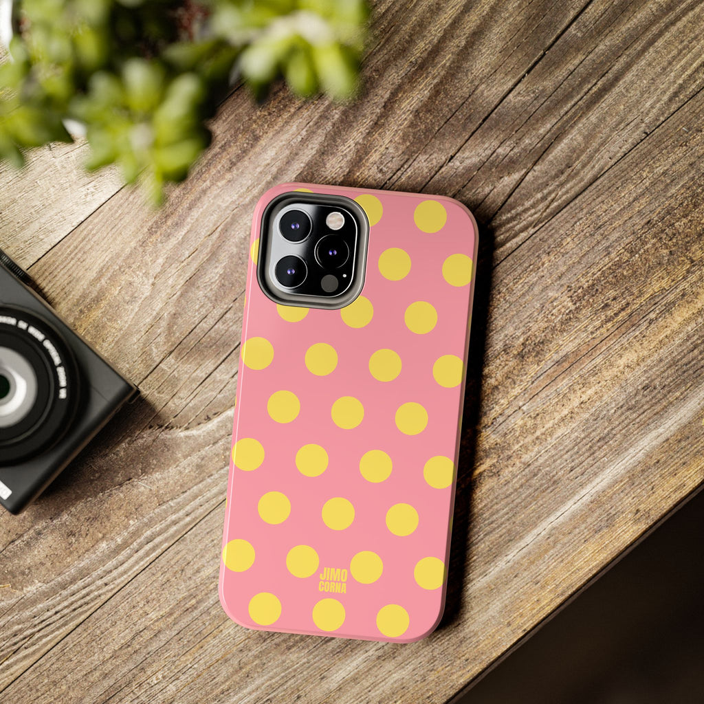 Big Polka Dot | Pink and Yellow
