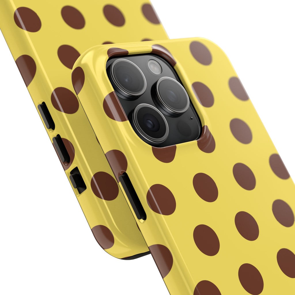 Big Polka Dot | Yellow and Brown