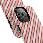 Angelina Stripes | Pink - MagSafe iPhone Case