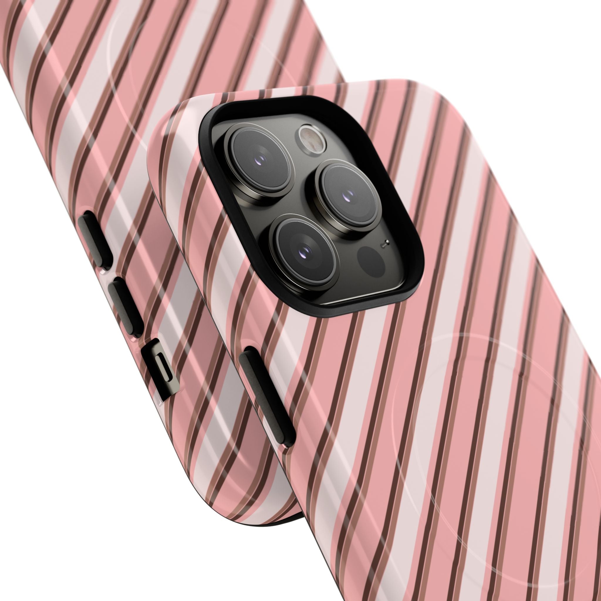 Angelina Stripes | Pink - MagSafe iPhone Case