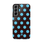 Big Polka Dot | Brown and Blue