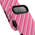 Angelina Stripes | Hot Pink - MagSafe iPhone Case
