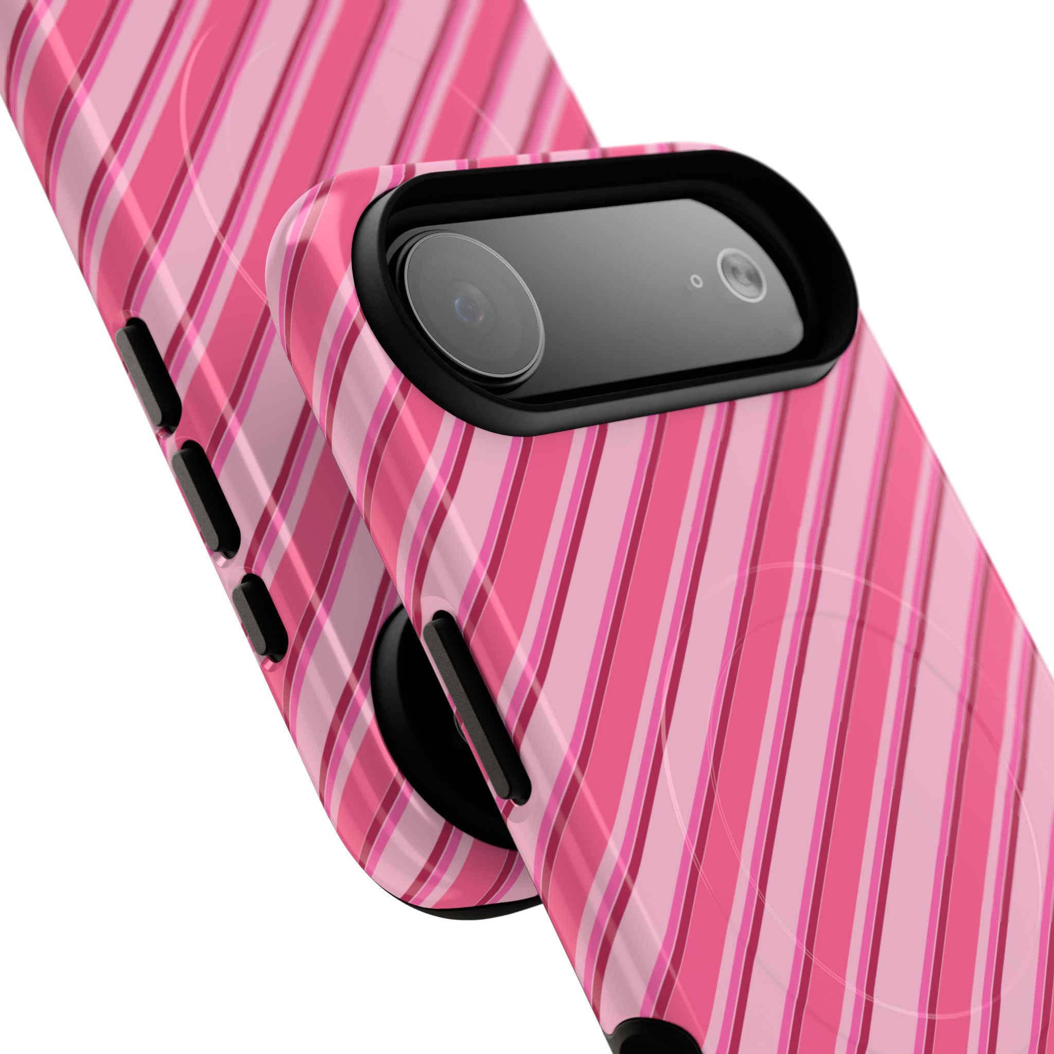 Angelina Stripes | Hot Pink - MagSafe iPhone Case