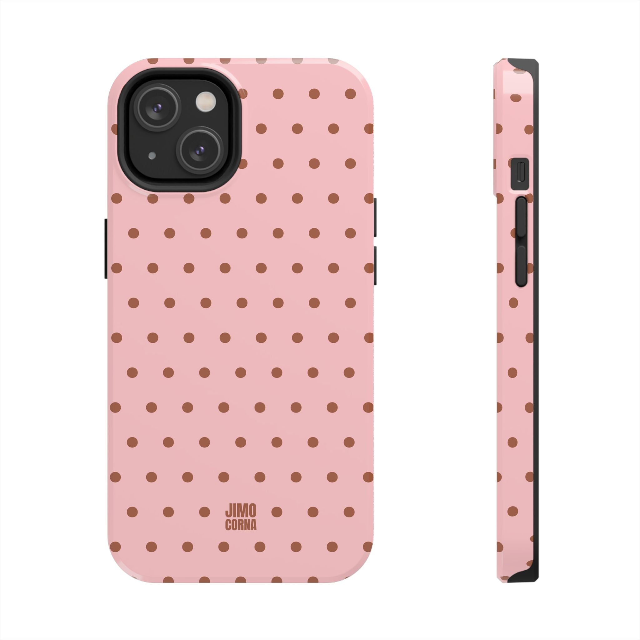 Polka Dot | Pink and Brown
