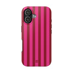 Strawberry Burst Bold Stripes