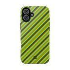 Angelina Stripes | Olive - iPhone Case
