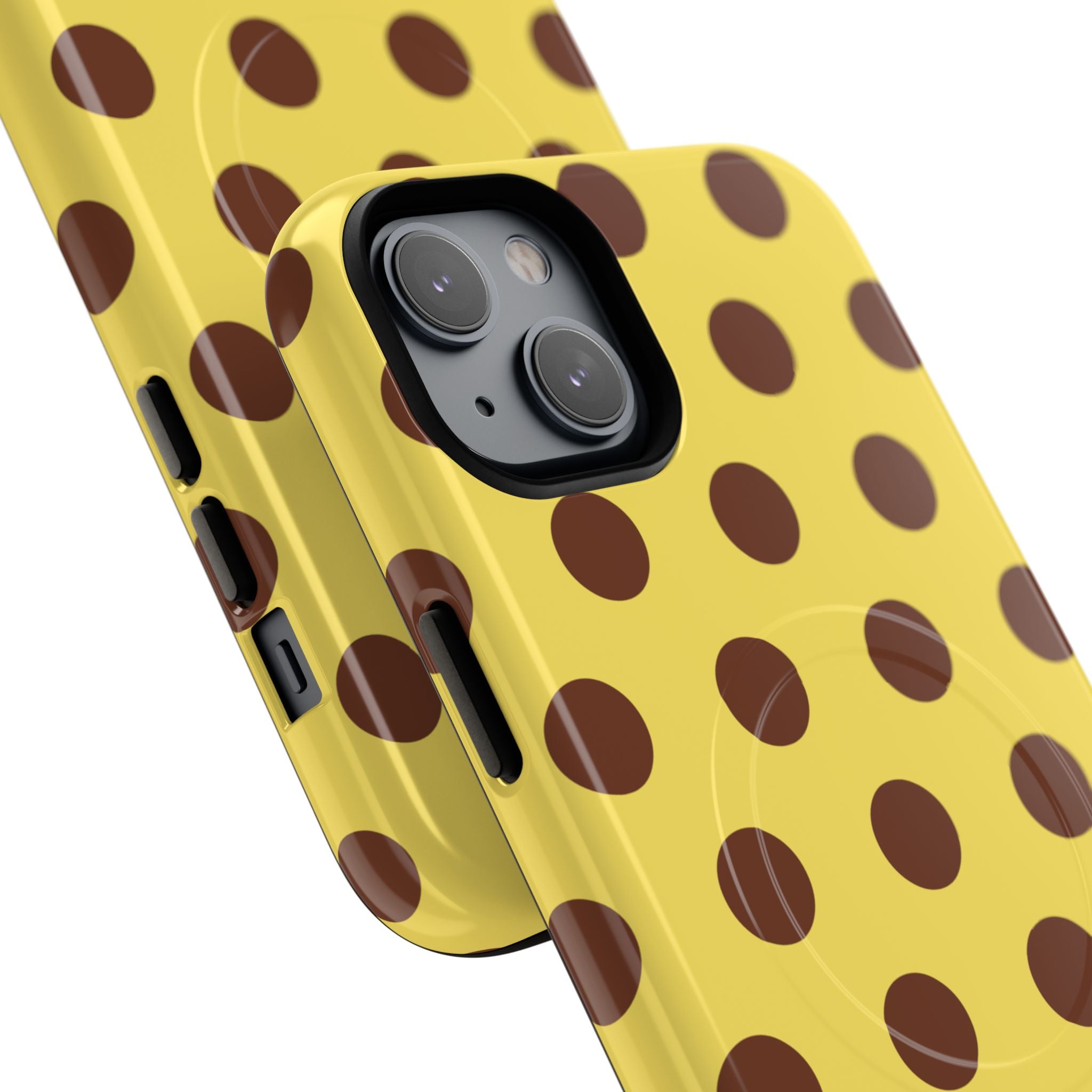 Big Polka Dot | Yellow and Brown