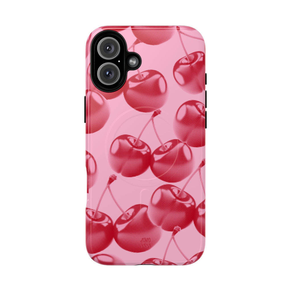 Pink Retro Cherries