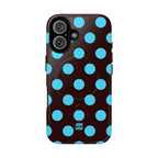 Big Polka Dot | Brown and Blue