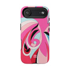 Pink Tropic Swirl MagSafe iPhone Case