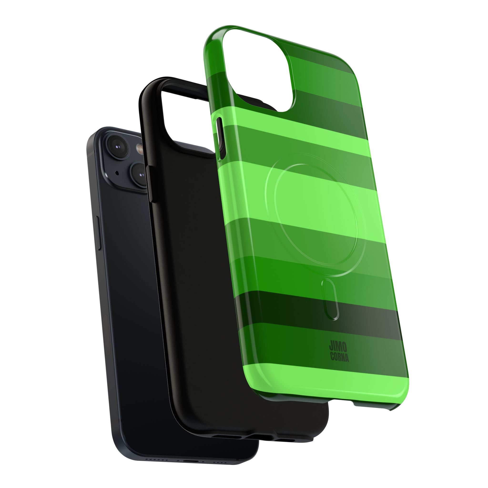 Matcha Stripe MagSafe iPhone Case