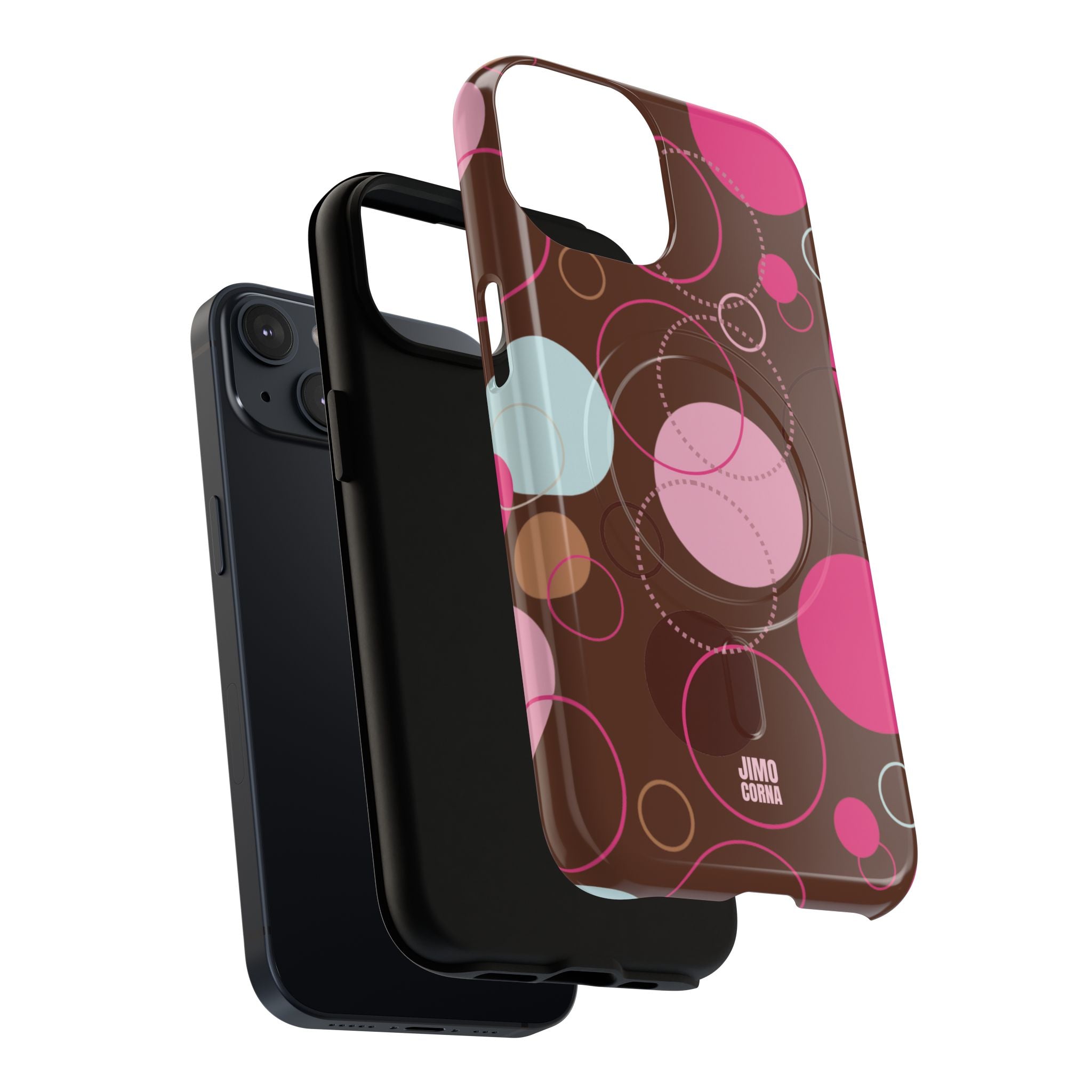 Spiral Pop MagSafe iPhone Case | Brown