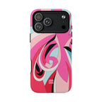 Pink Tropic Swirl MagSafe iPhone Case