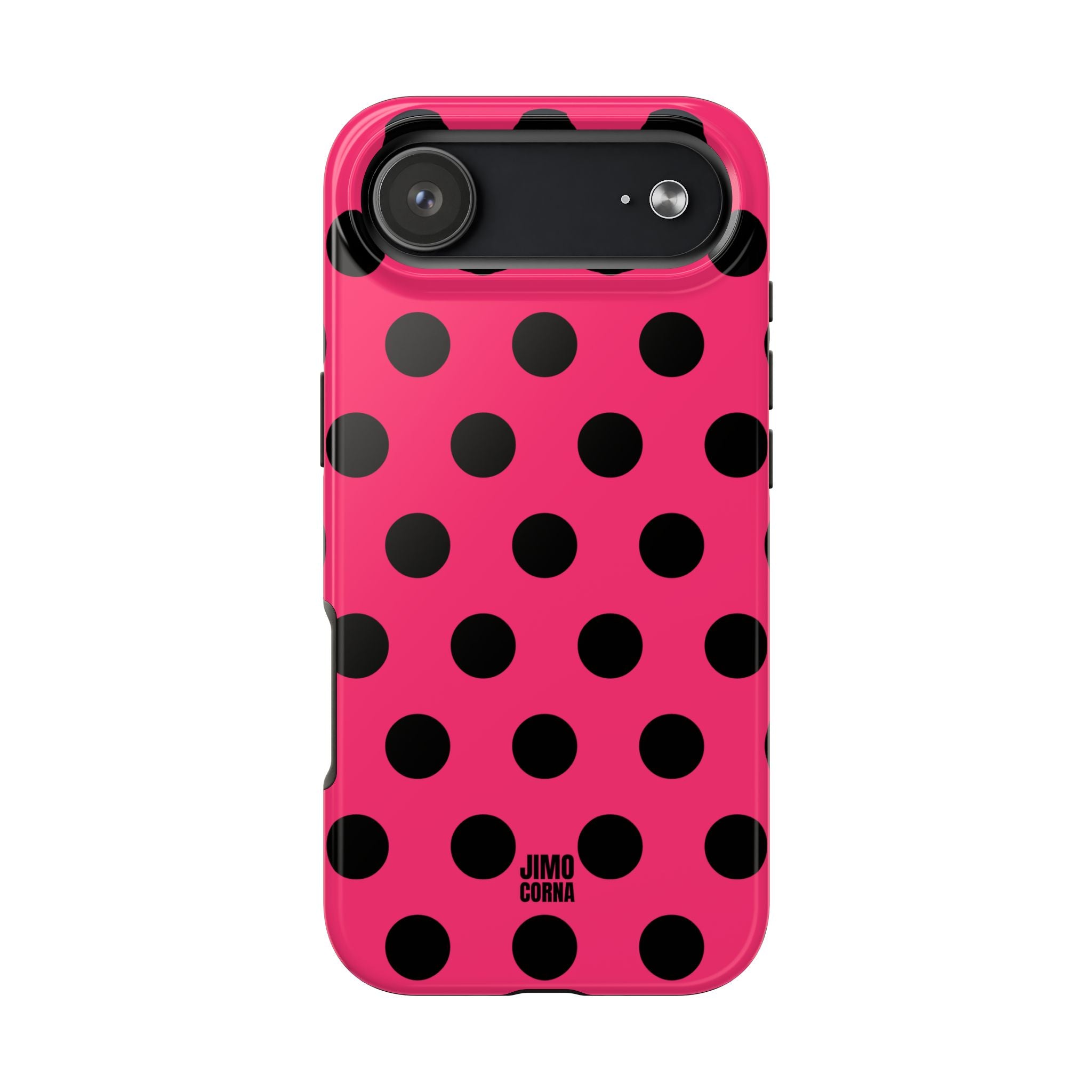 Big Polka Dot | Hot Pink and Black