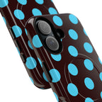 Big Polka Dot | Brown and Blue