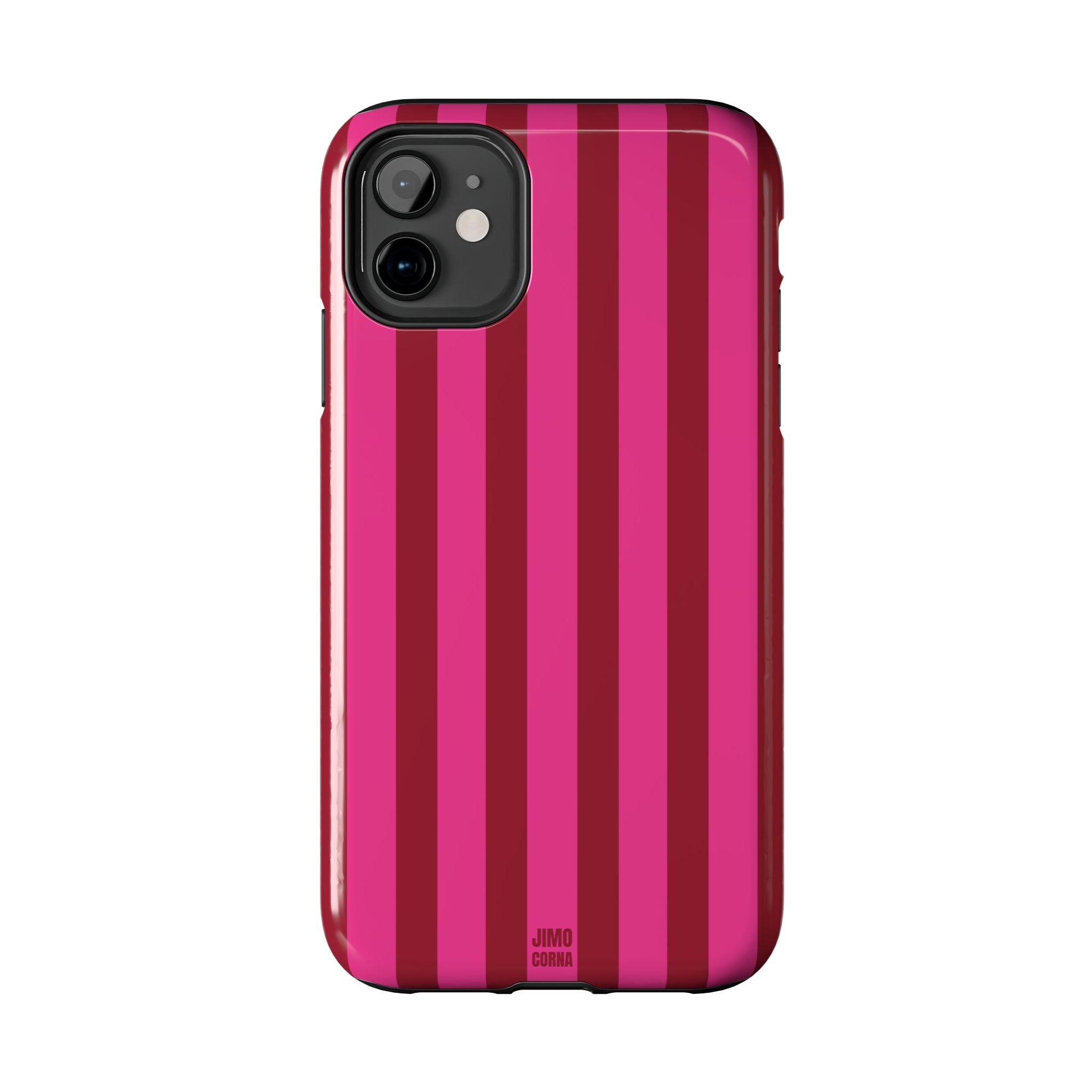 Strawberry Burst Bold Stripes