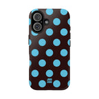Big Polka Dot | Brown and Blue