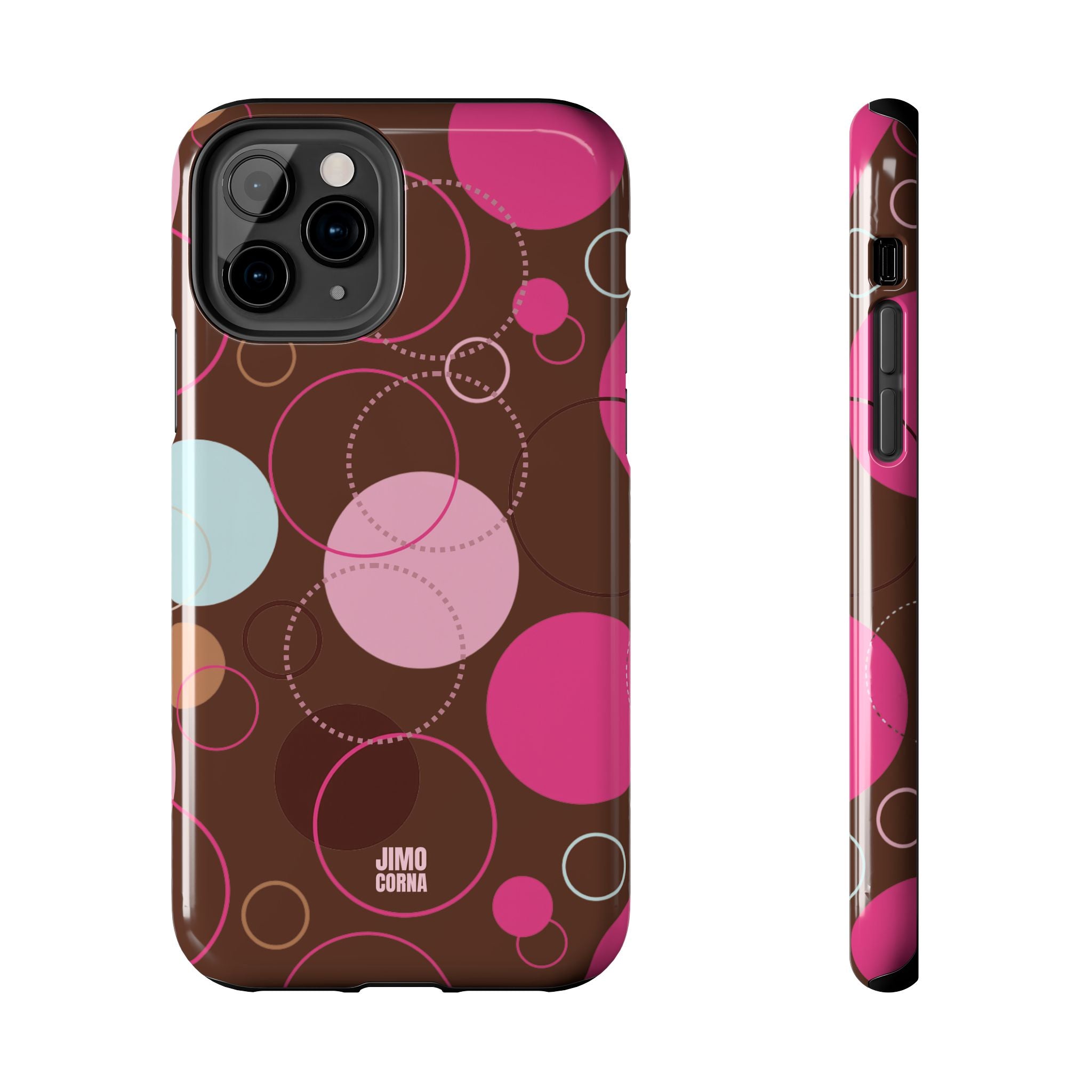 Spiral Pop iPhone Case | Brown