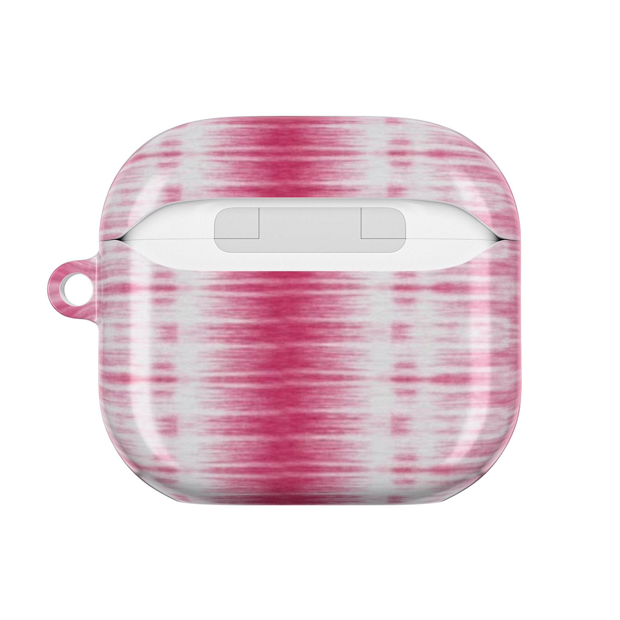 Pink Woven Texture AirPods Case