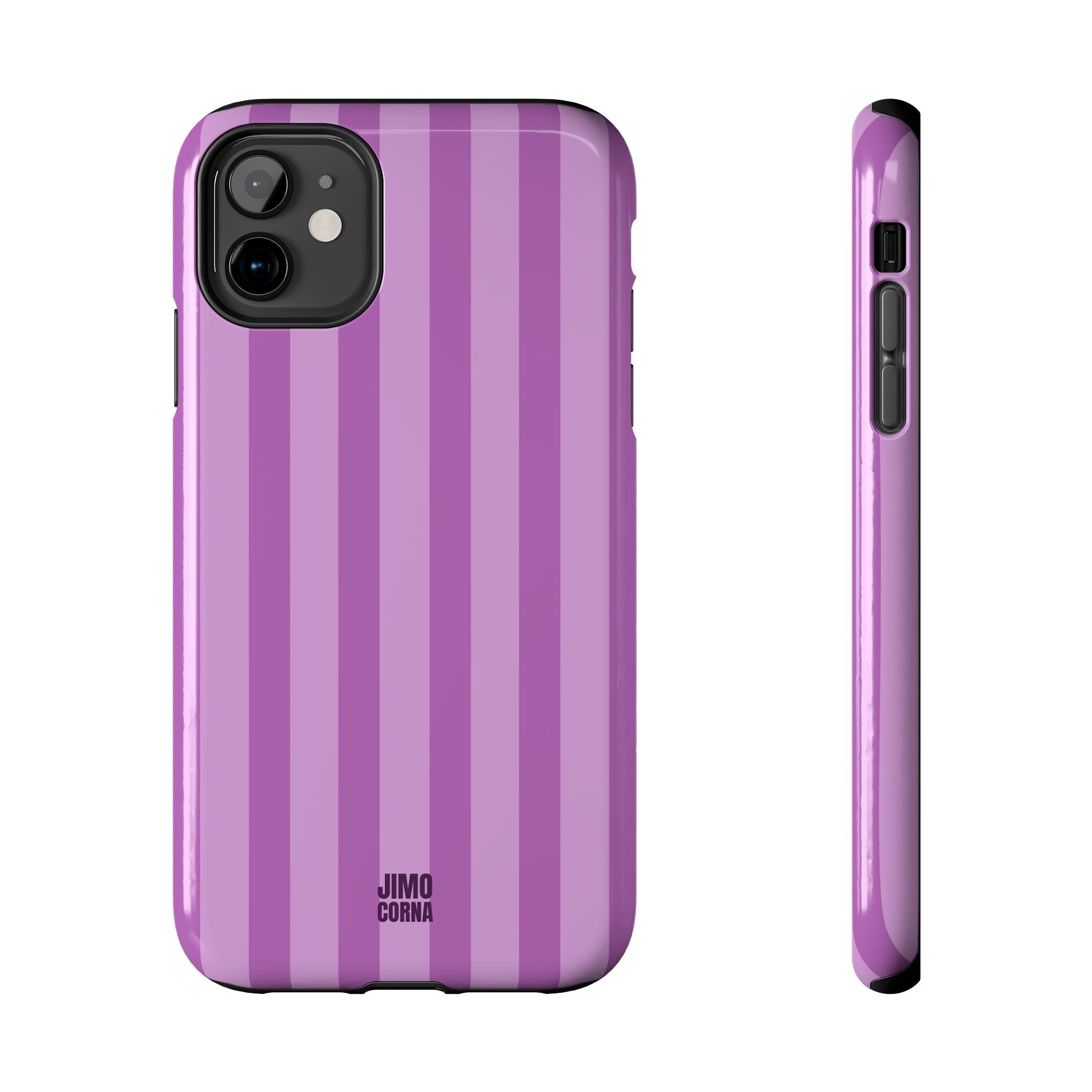 Bold Stripes iPhone Case | Plum