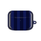 Bold Stripes AirPods Case | Navy Blue