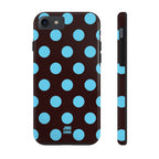 Big Polka Dot | Brown and Blue