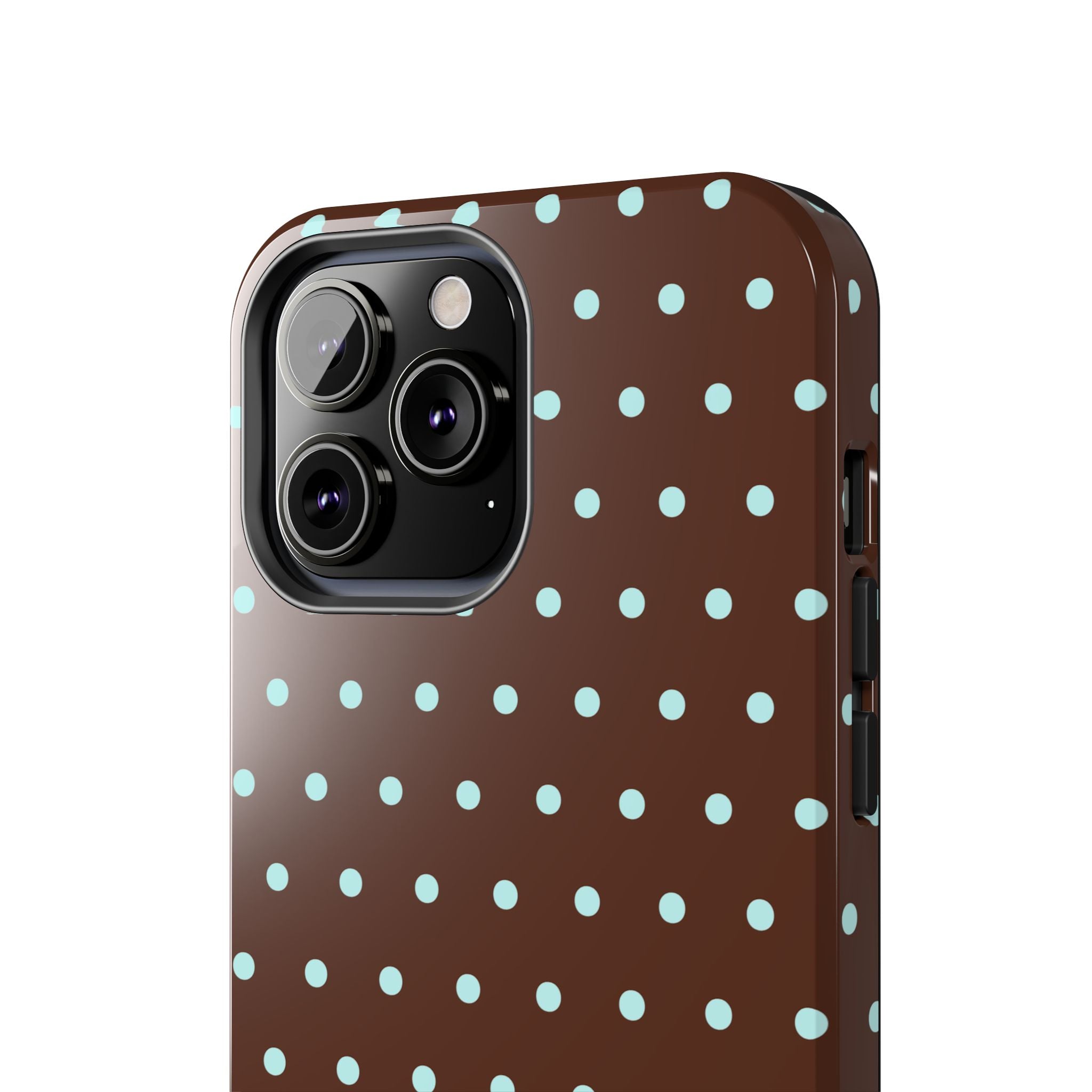 Polka Dot | Brown and Blue
