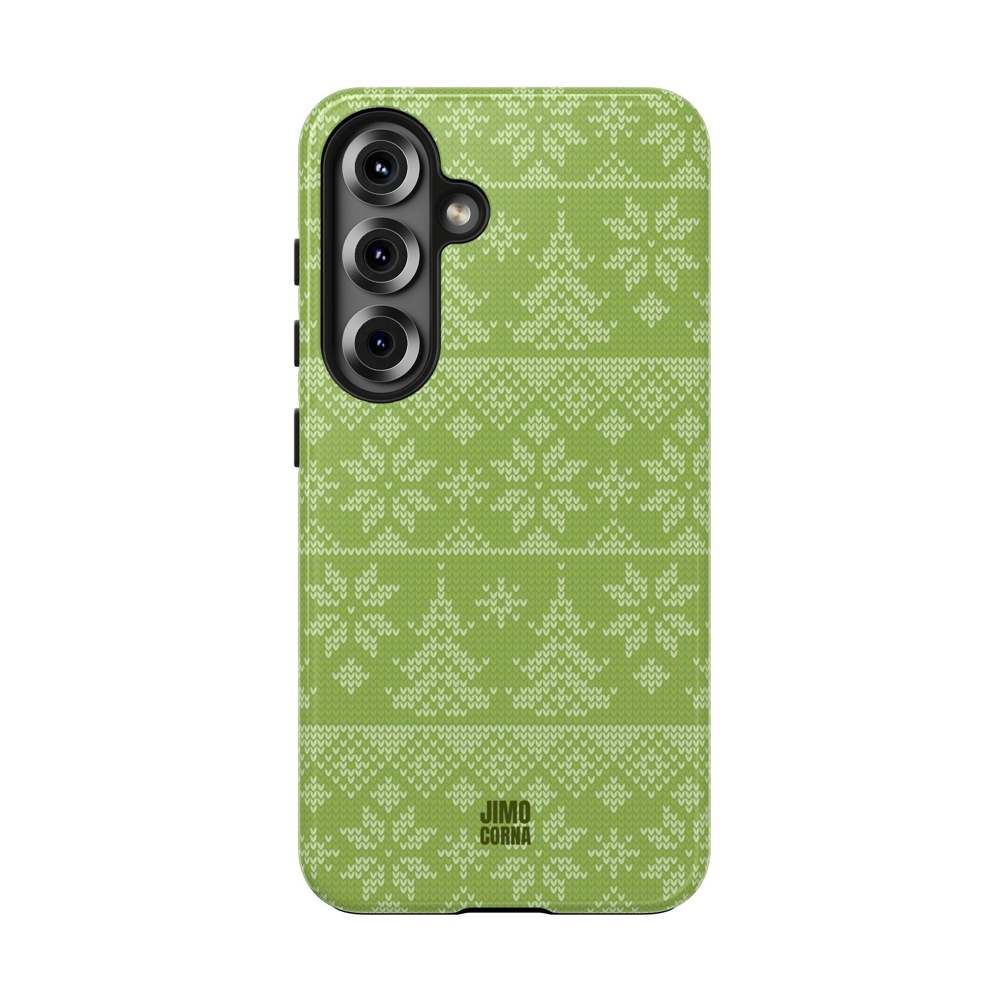 Holiday Knit | Green Samsung Galaxy Case