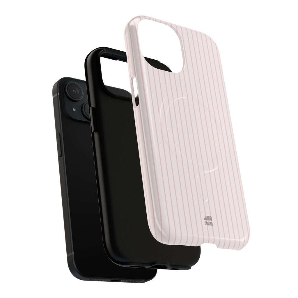 Baby Pink Soft Stripes