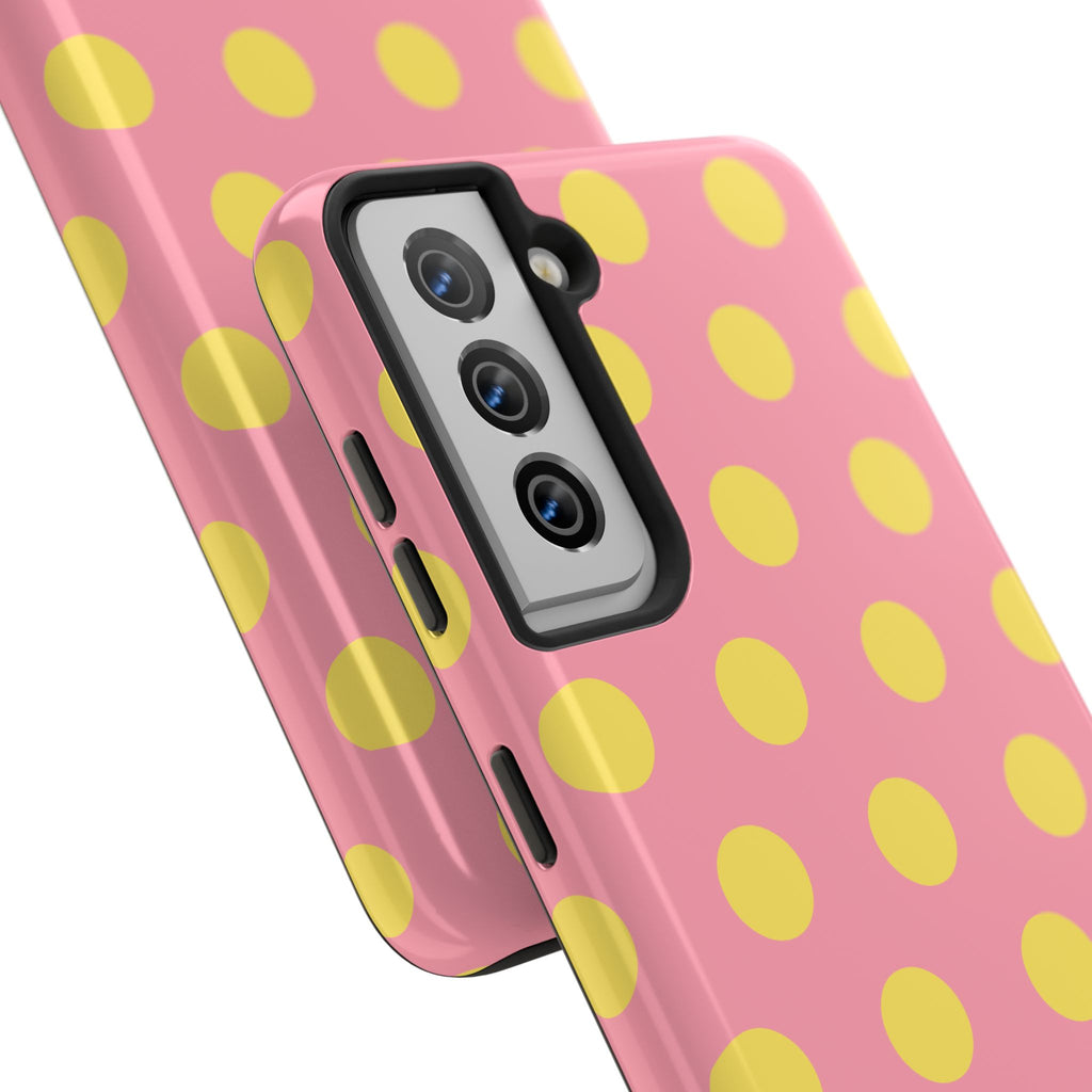 Big Polka Dot | Pink and Yellow