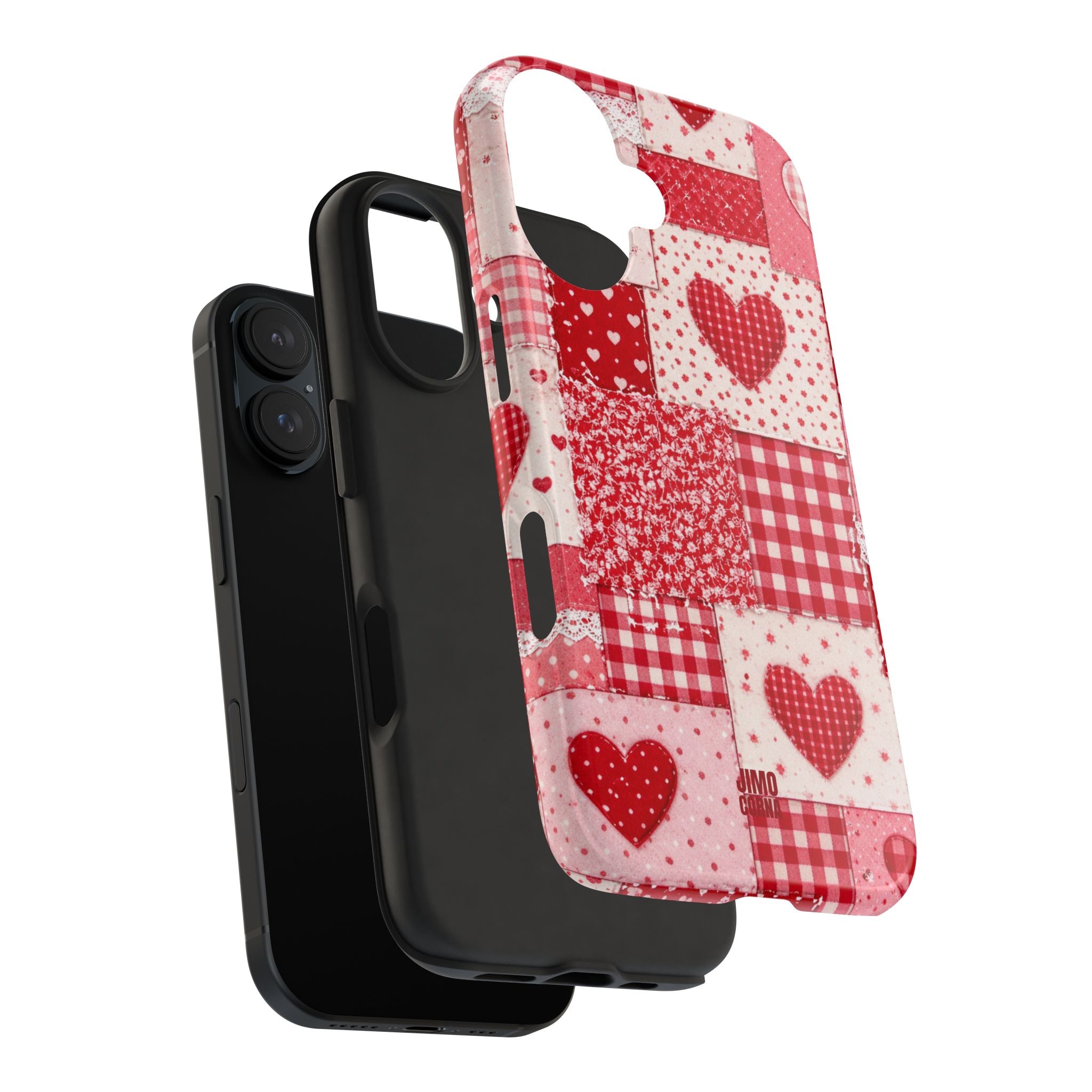 Patchwork Heart iPhone Case