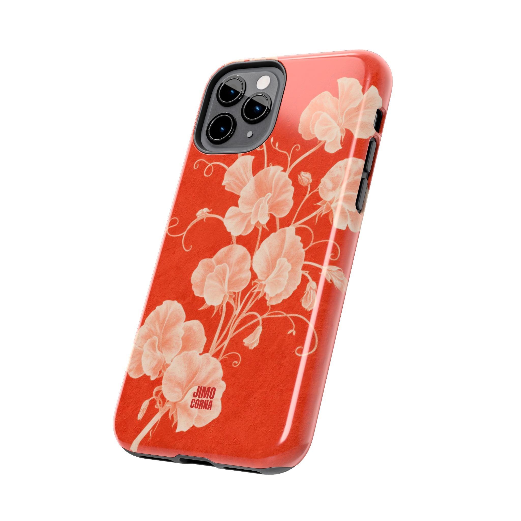 Red Flora iPhone Case