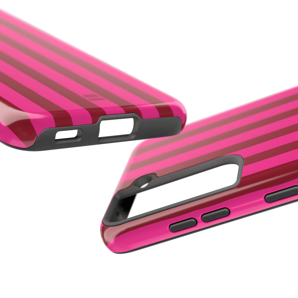 Bold Stripes Samsung Galaxy Case | Strawberry Burst
