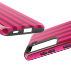 Bold Stripes Samsung Galaxy Case | Strawberry Burst